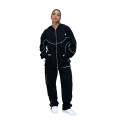 Campera Unisex TIFFOSI Piping Negro - Blanco