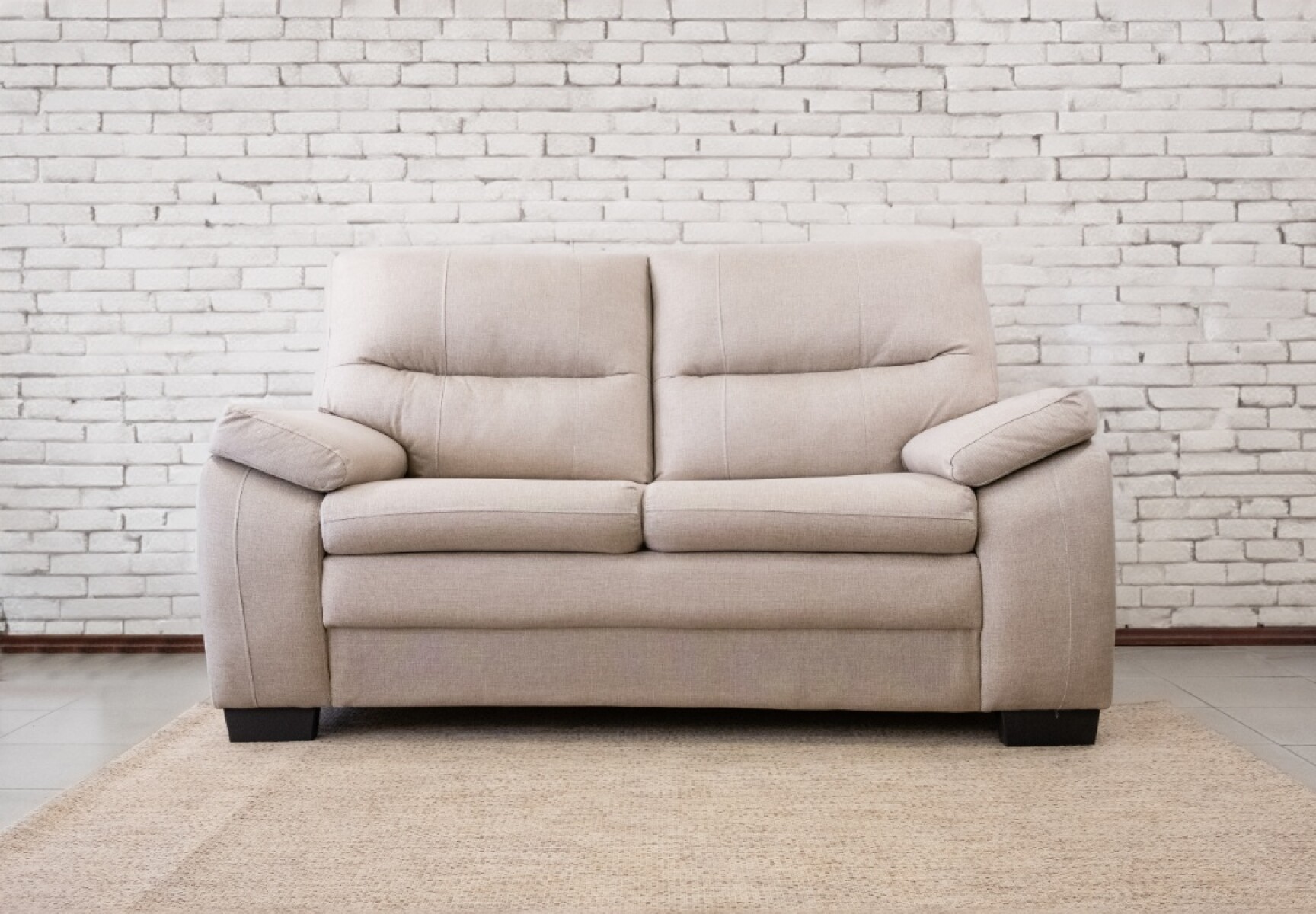 SOFA ADRIA 2 CUERPOS LINO BEIGE 