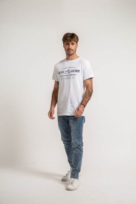 Remera Denim Blanca