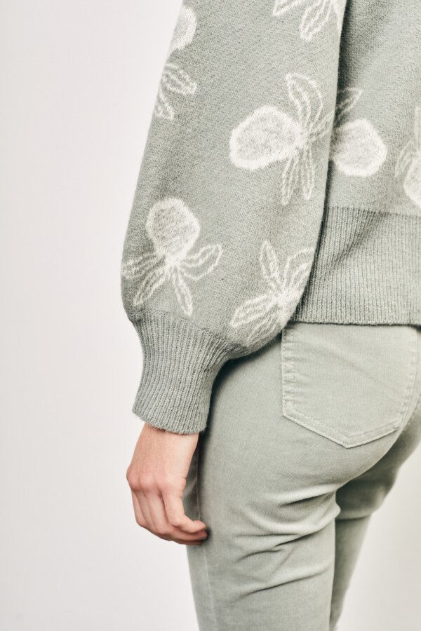 Polerón Intarsia Menta