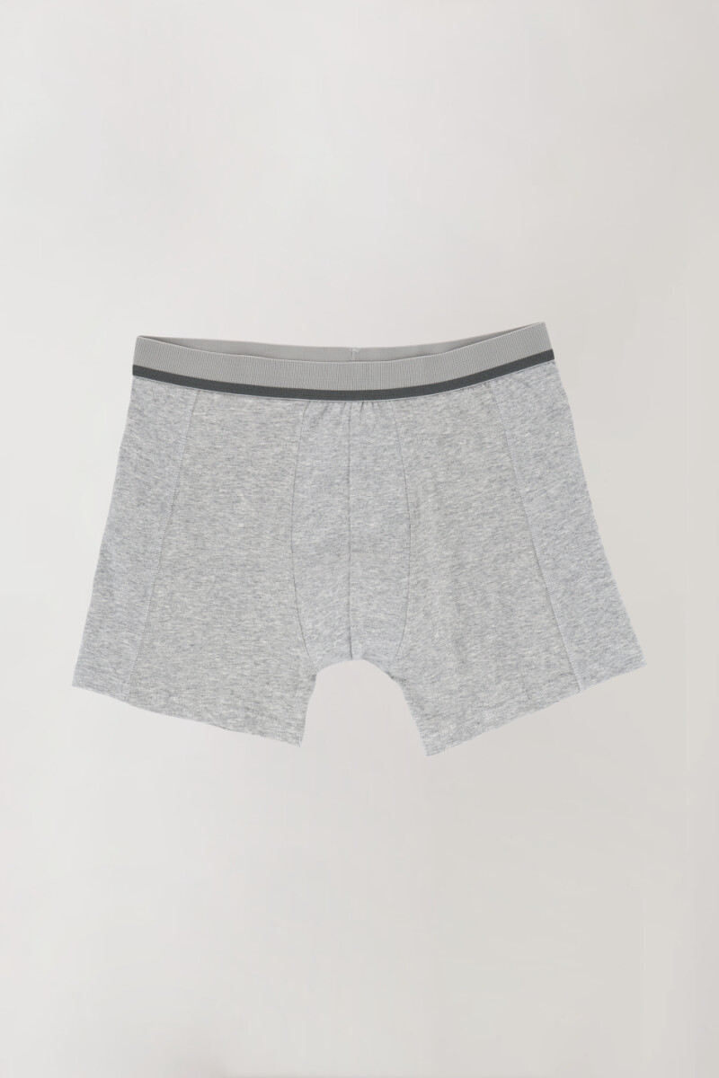 boxer largo alg. lyc. Gris
