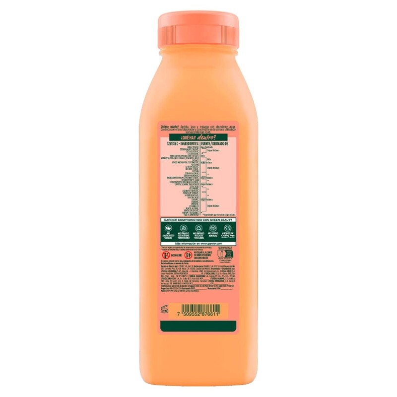 Shampoo Fructis Hair Food Piña 300 Ml. Shampoo Fructis Hair Food Piña 300 Ml.