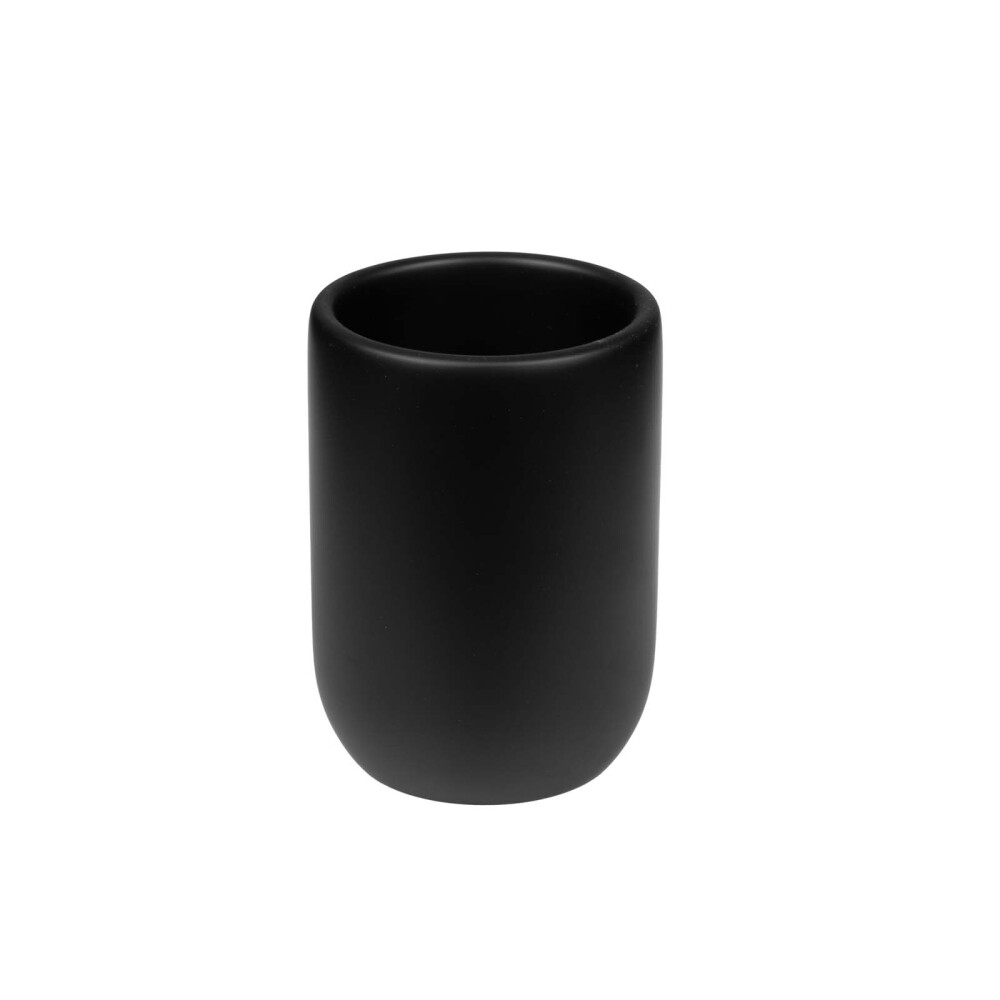 VASO DE BAÑO NEGRO POLIRESINA RESIN PL-5243