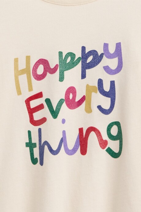 Remera Gráfico Toddler Niña Happy