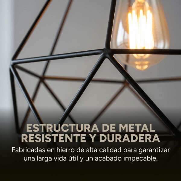 Lampara Vintage Porta Artefacto Colgante Retro Porta Pack X2 Lampara Vintage Porta Artefacto Colgante Retro Porta Pack X2