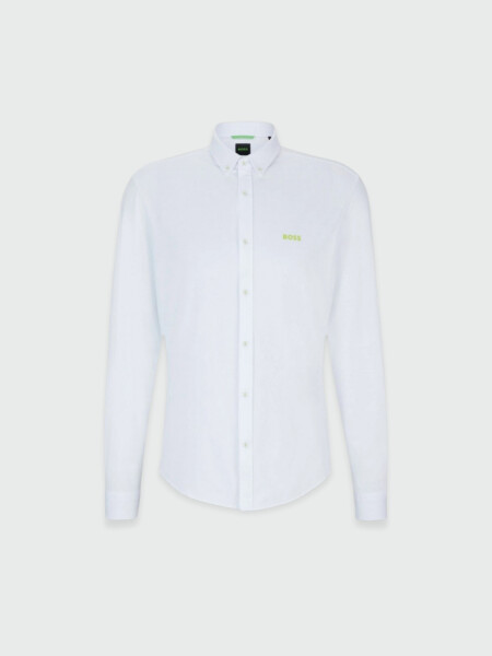 Hugo Boss -Camisa Casual, regular fit, BIADO Blanco