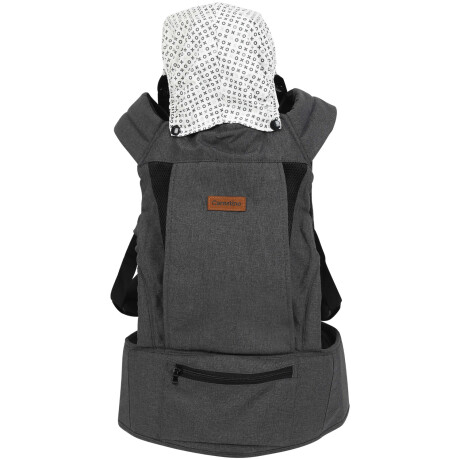 Mochila Porta Bebé Carestino con 3 Posiciones Gris Oscuro