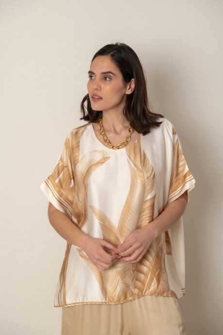 BLUSA PALMA Camel