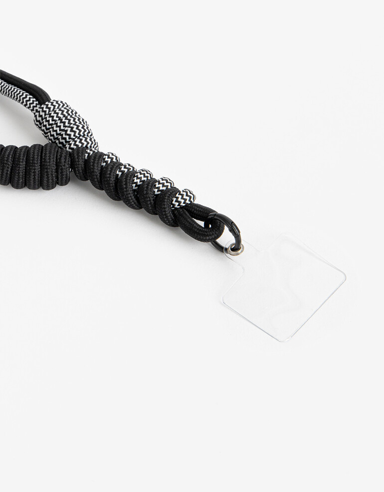 Llavero Cordón Llavero Y Bag Charm Maxi Soga - Combinacion Bicolor