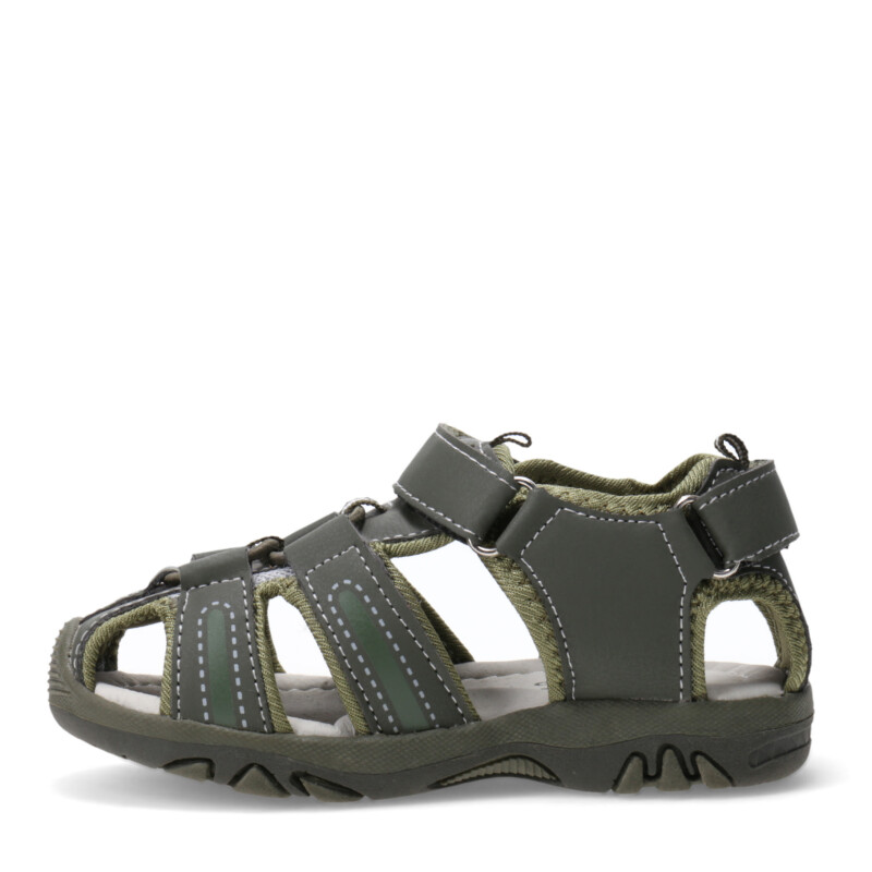 Sandalias de Niño Croco Kids RICK con velcro Verde