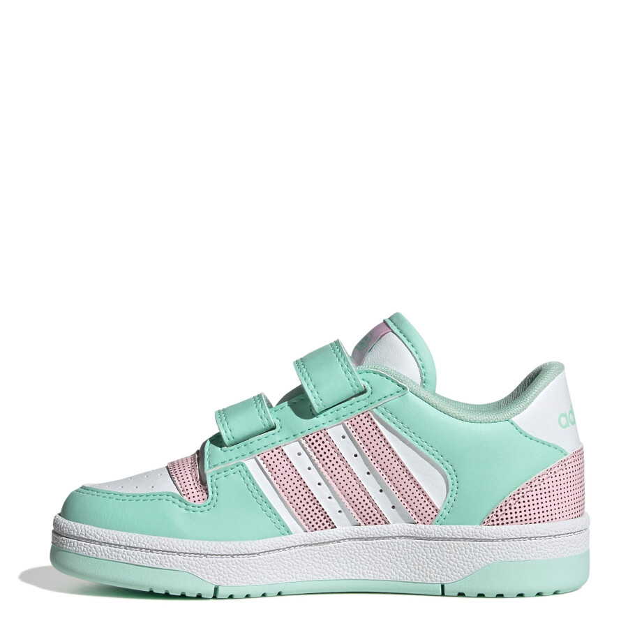 Championes de Niños Adidas Break Start Blanco - Menta