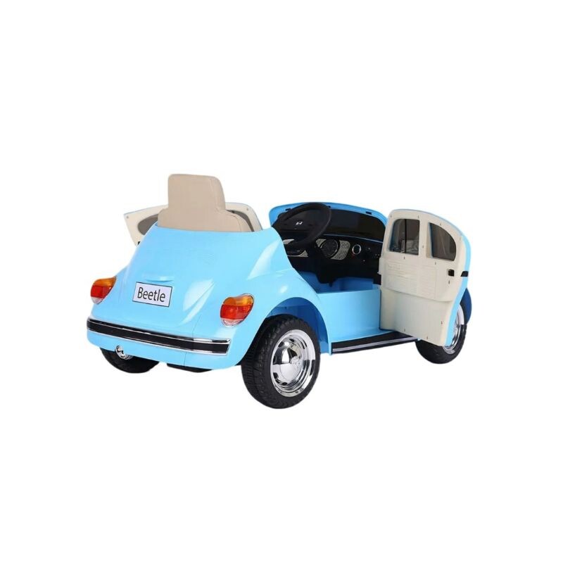 AUTO INFANTIL A BATERIA ESCARABAJO BEETLE CELESTE Auto Infantil A Bateria Escarabajo Beetle Celeste