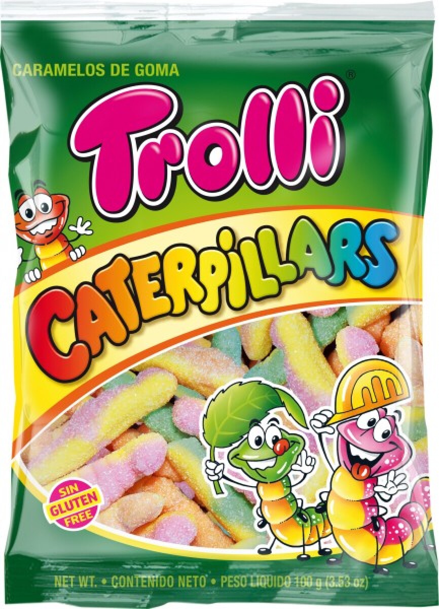 GELATINA TROLLI CATERPILLARS 80GR 