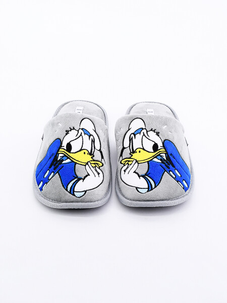 PANTUFLAS DONALD GRIS (V)