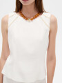 Musculosa Yelran Marfil / Off White