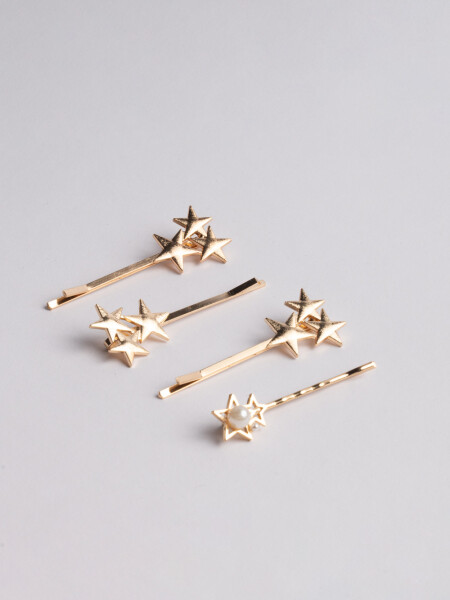 Set X4 Ondulines Metal Estrellas Estrellas doradas