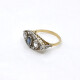 Anillo Antiguo En Oro 18K Con Brillantes, Diamantes Y Zafiro Anillo Antiguo En Oro 18K Con Brillantes, Diamantes Y Zafiro