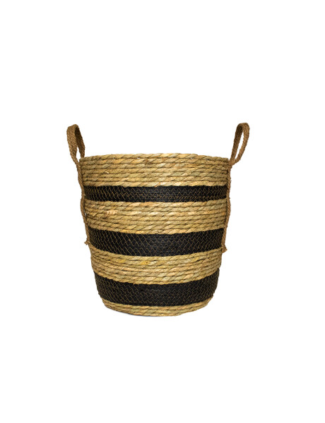 CESTO TEJIDO C/ASAS D24x26CM NATURAL/MARRON CESTO TEJIDO C/ASAS D24x26CM NATURAL/MARRON