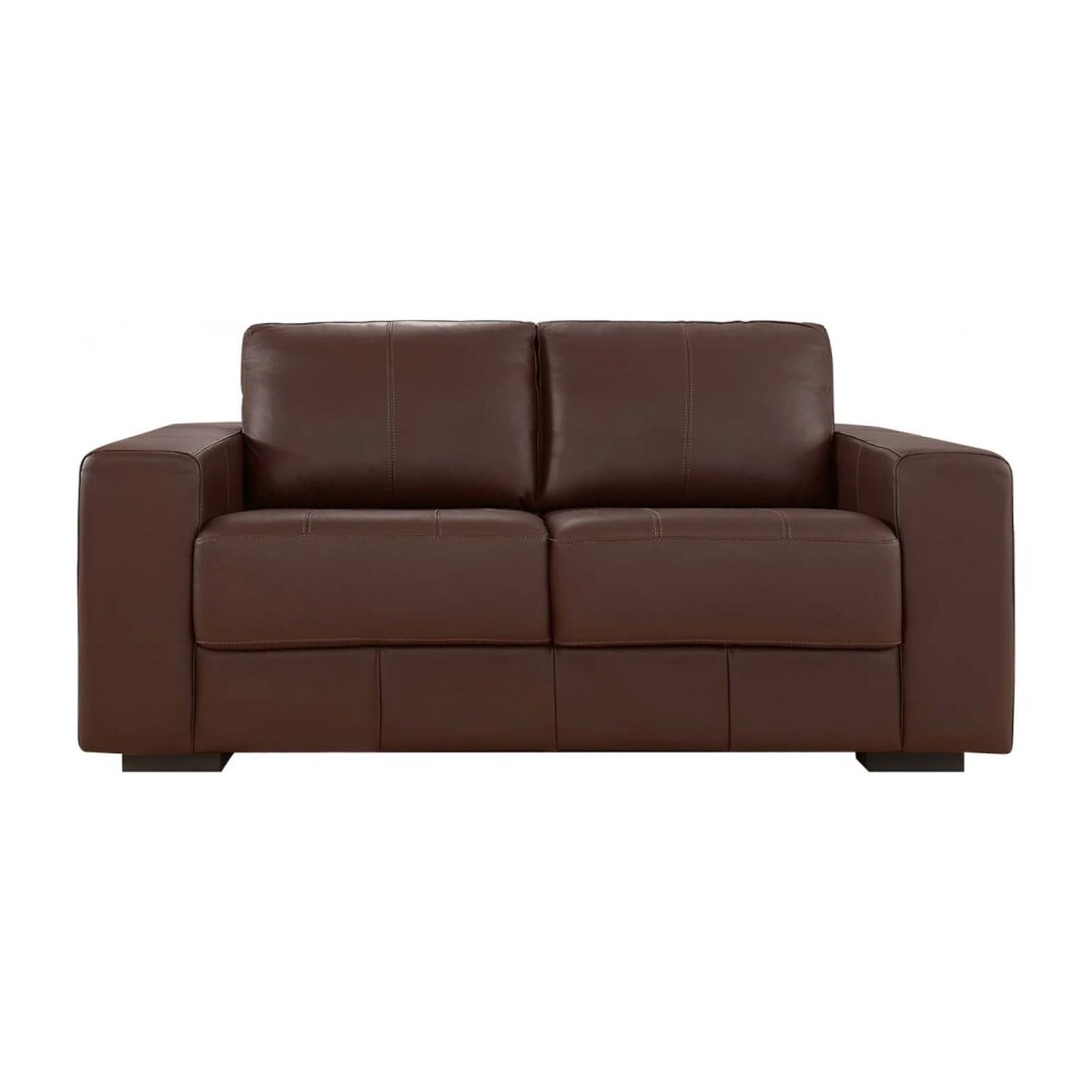 JUEGO DE SILLONES CUERO TEXAS 3 + 2 CARAMELO