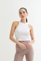 Musculosa cropped BLANCO