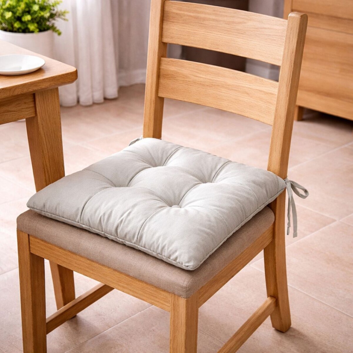 ALMOHADON P/SILLA ALGODON LISO 