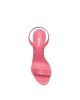 Sandalia Taco Alto Fino Con Talon Rosa U