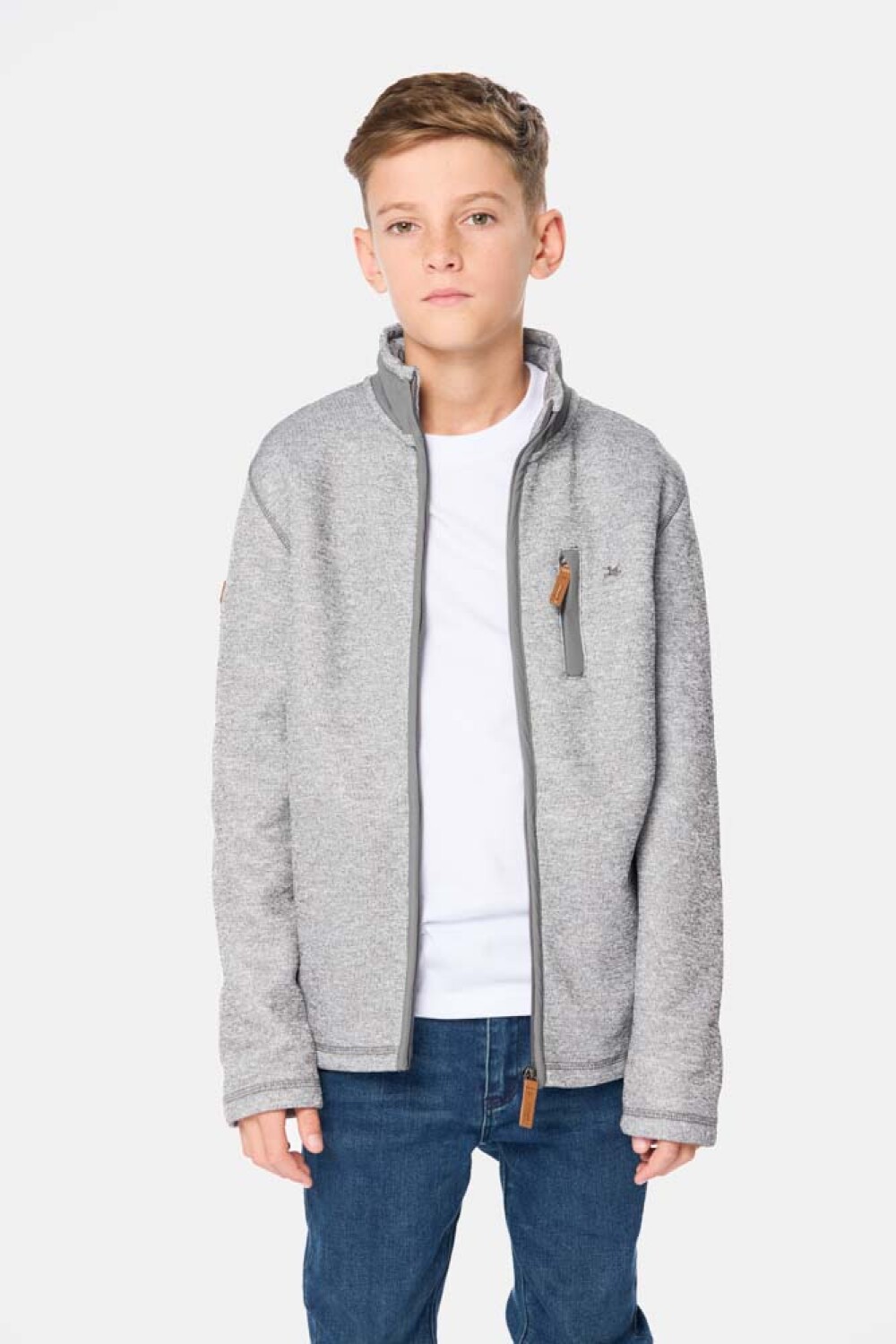 CAMPERA FELPA ESPECIAL Gris