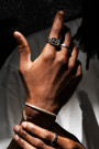 Twojeys Framed Ring Plata Plata