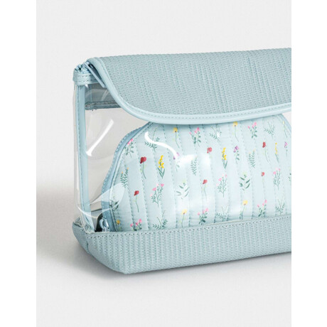 Set De Portacosméticos Estampado Flores