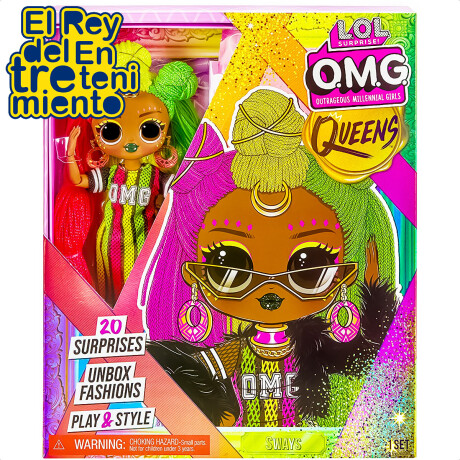 Muñeca Lol Omg Surprise 25cm Queens C/ 20 Sorpresas Sways