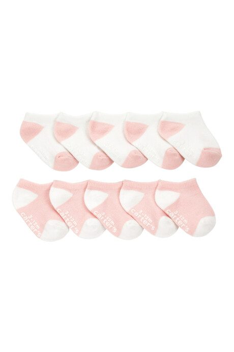 Pack diez pares de medias de algodón invisibles Pack diez pares de medias de algodón invisibles