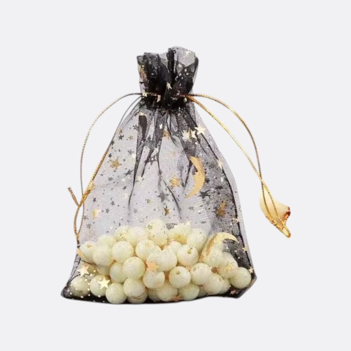 Bolsita De Organza De Regalo - Negro 