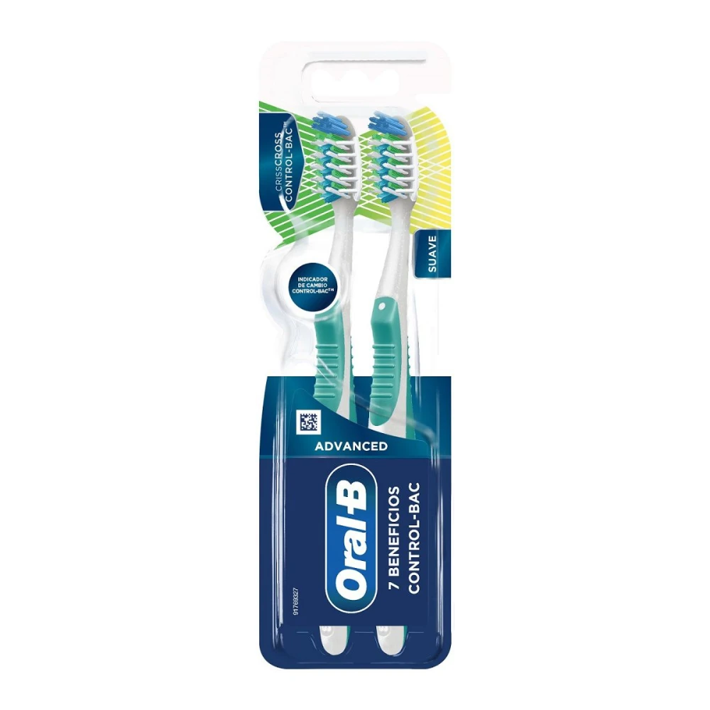 ORAL-B CEPILLO 7 BENEFICIOSCONTROLBAC2X1
