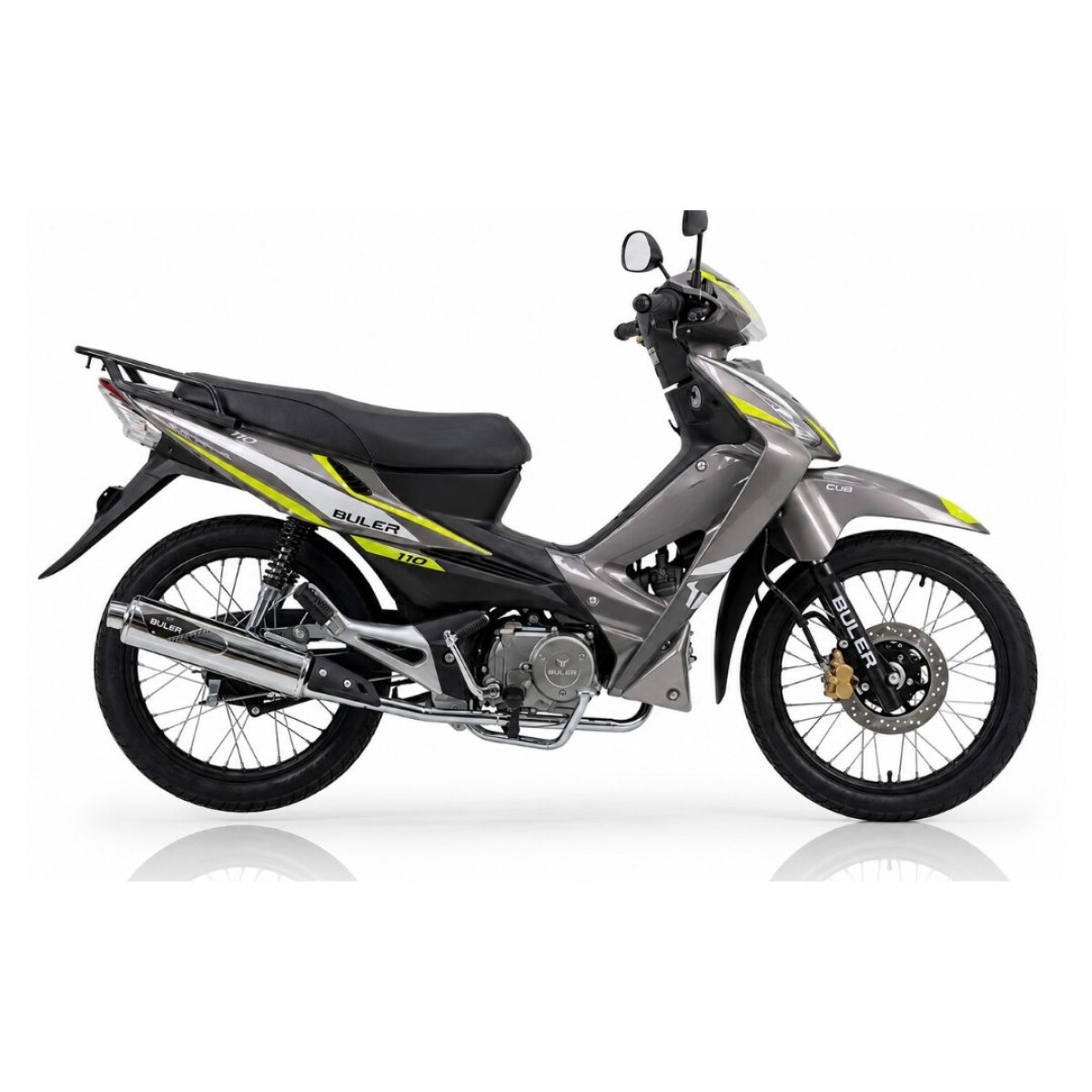 Moto Buler Cub 110cc Rayos - Gris 