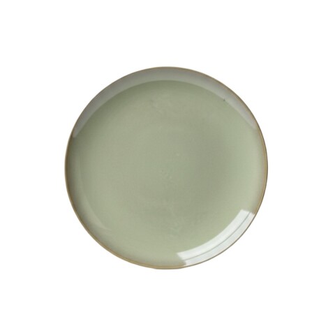 PLATO PLAYO CERAMICA VERDE 22CM Unica