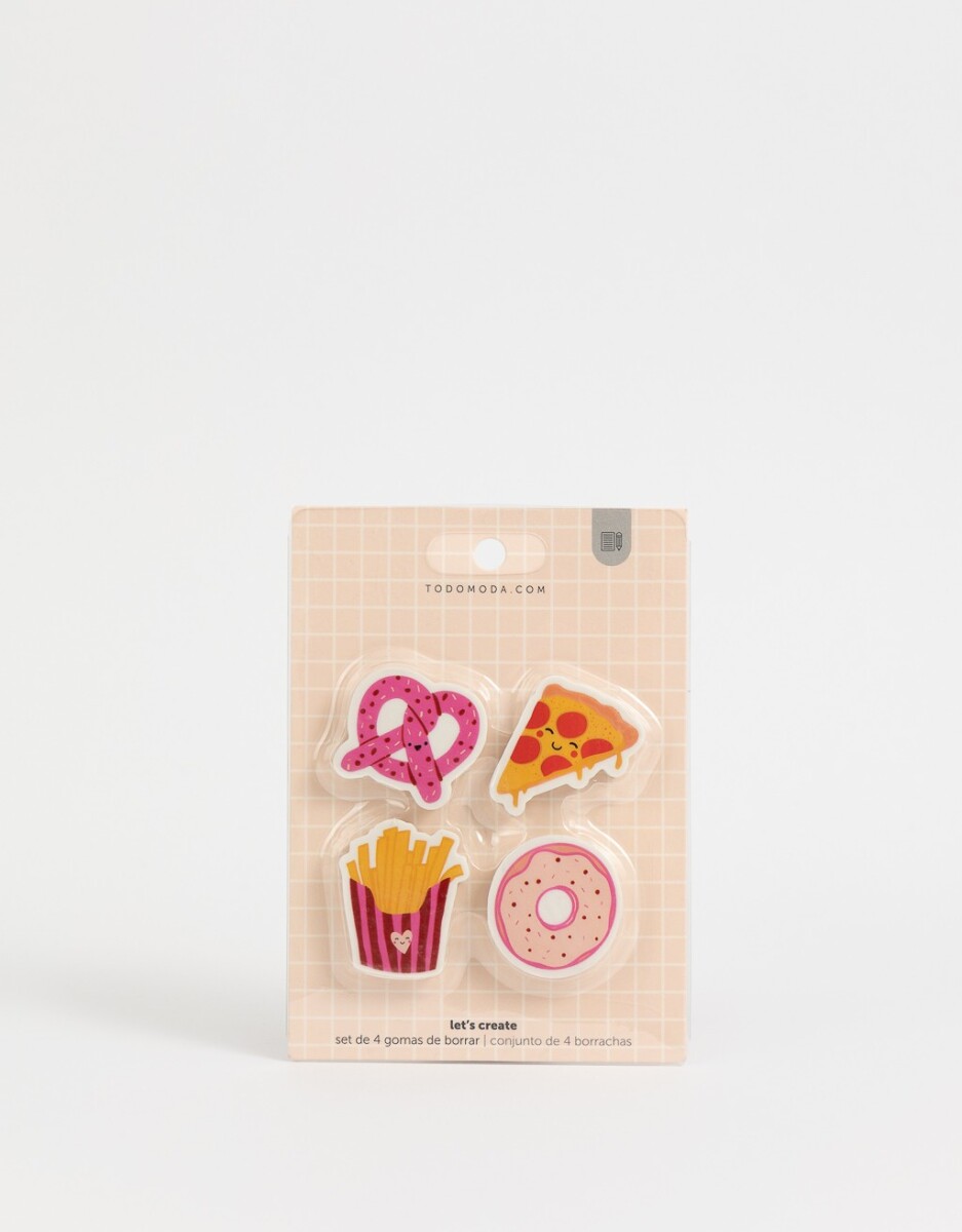 Set De Gomas De Borrar 