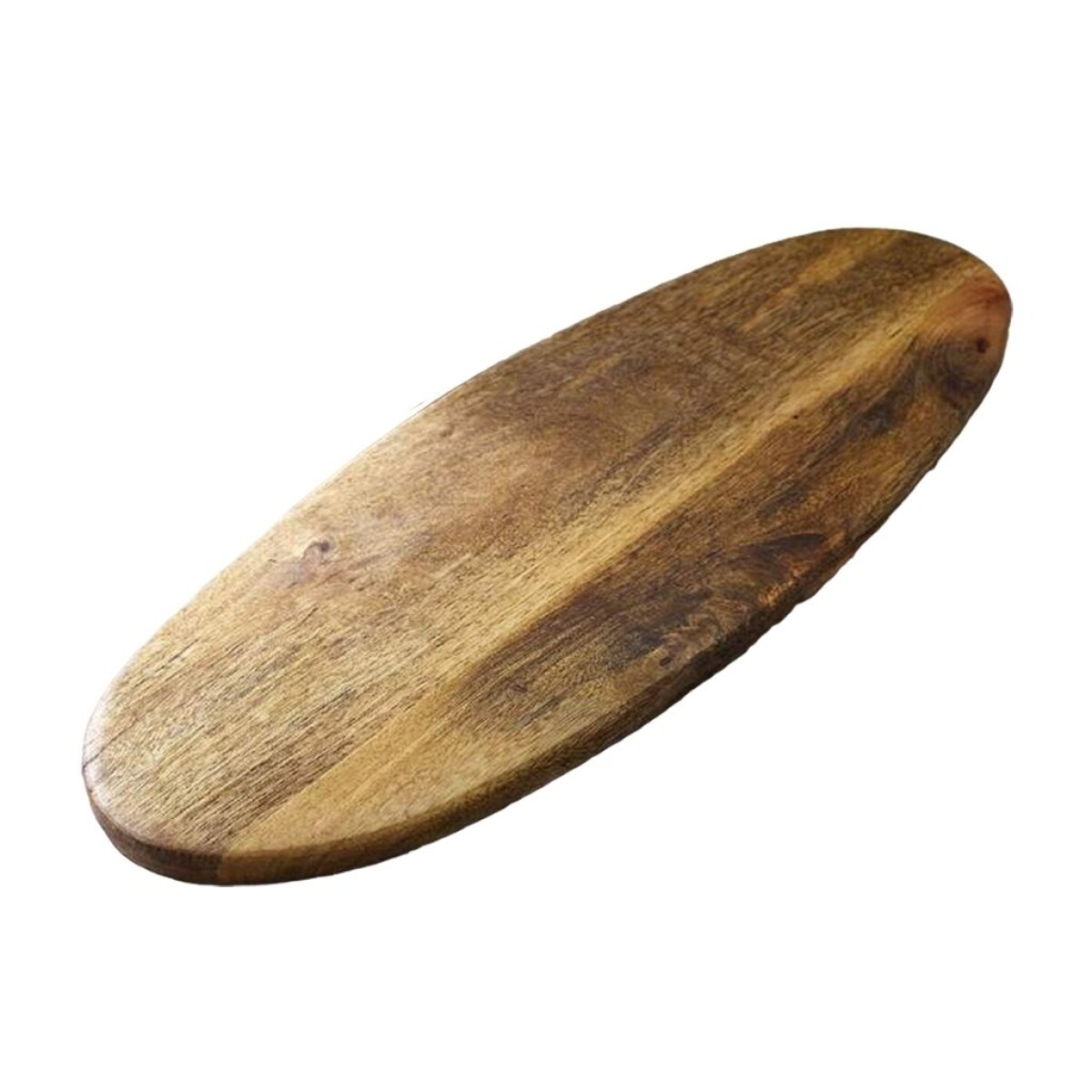 TABLA OVAL P/SERVIR 52X20X1.5CMS MADERA ACACIA 