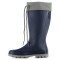 Bota de Mujer Venus Lluvia Nautica Con Cuello Azul - Gris