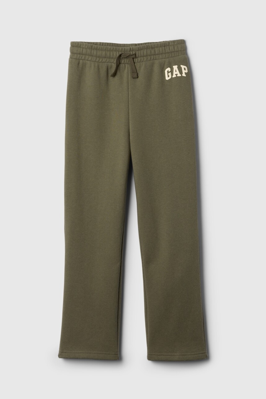 Pantalón Deportivo Logo Gap Niño Olive Night