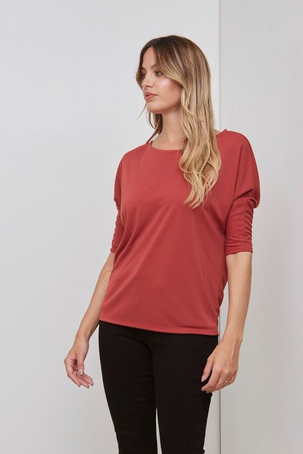 Remera Manga Japonesa TERRACOTA