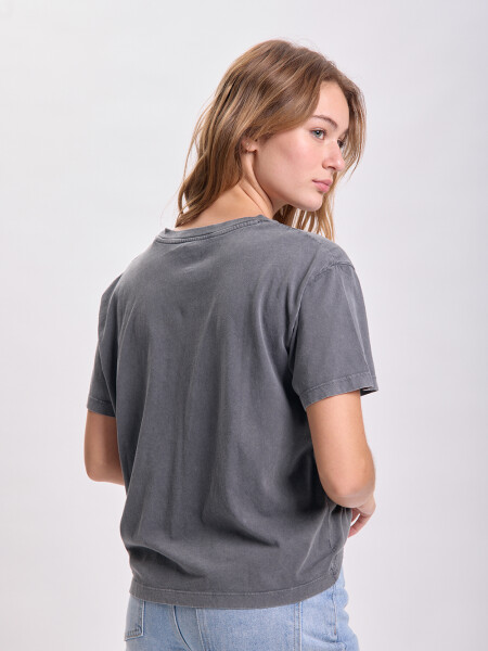 Remera estampa Gris