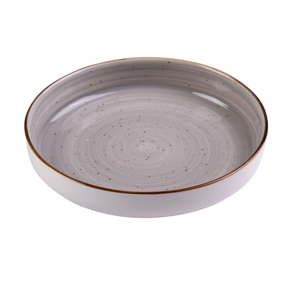CZT33 PORCELANA VERDE PLATO HONDO 20CM