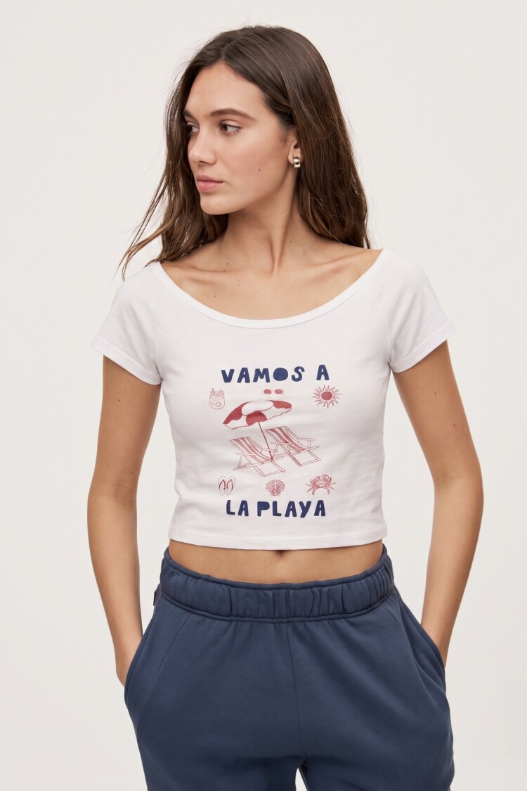 REMERA TEMIS Blanco