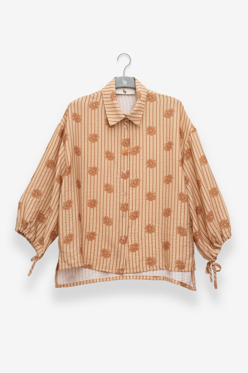 FLO SHIRT Bloomline Camel