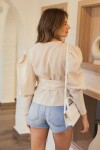 BLUSA CAROLINE BEIGE BLUSA CAROLINE BEIGE