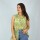 Camisa Sin Manga Animal Print -Flower Green