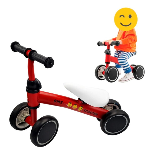 Triciclo Chivita Buggy Bebé 10-24 Meses Andador Bicicleta variante color ROJO