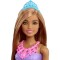 Muñeca Barbie Princesa Básica Castaña