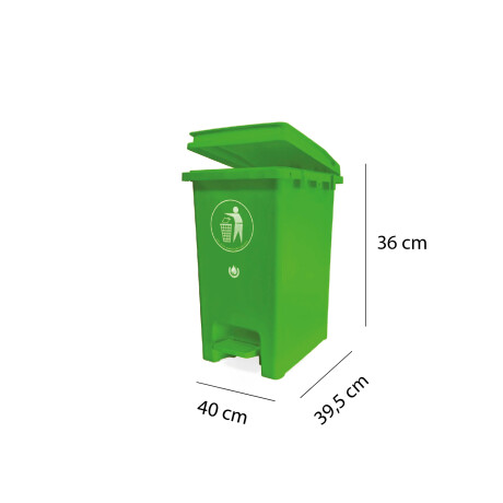 CONTENEDOR DE BASURA 30 LITROS Contenedor de Basura 30 Litros Verde