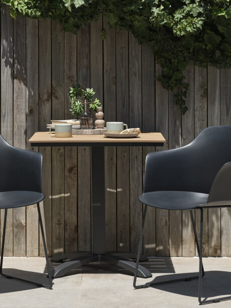 Mesa de balcón HOBRO A70xL70 natural Mesa de balcón HOBRO A70xL70 natural